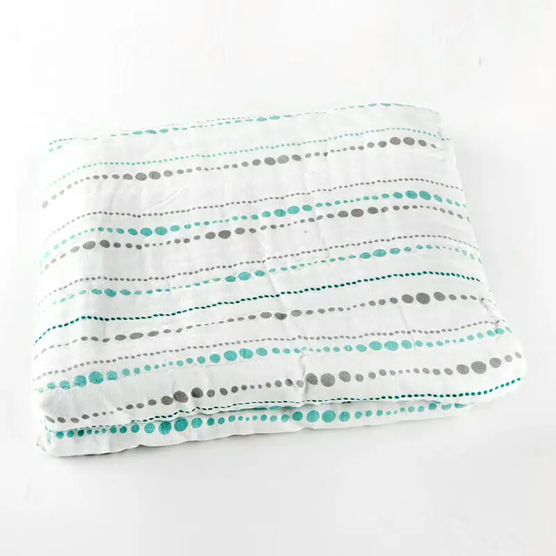 

100% Bamboo Fiber Baby blanket newborn cartoon 4 layer Gauze upsetswaddle wrap soft breathable Blanket & Swaddling Wrap Blanket
