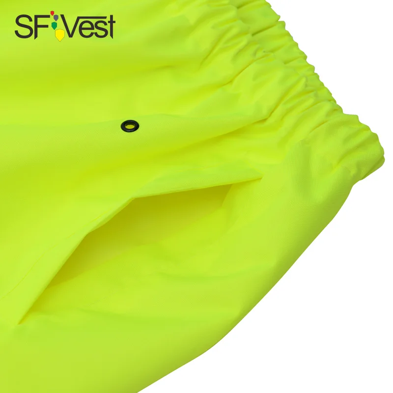 Плащ-дождевик HI VIS мужской светоотражающие штаны с высокой видимостью рабочие