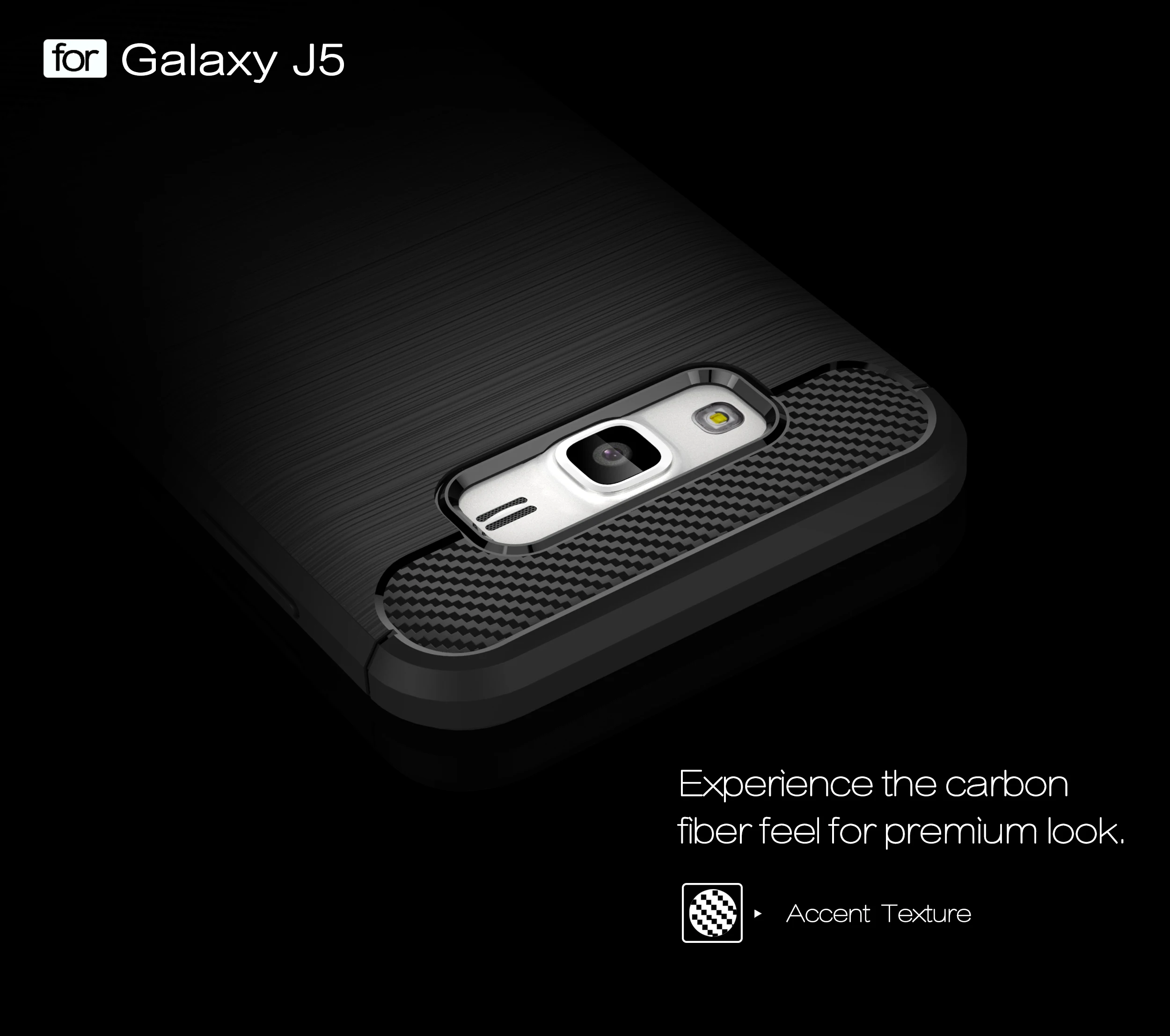 TPU чехол для Samsung Galaxy J5 2015 J 5 500 углеродного волокна крышки SM J500F J500H J500FN J500F/DS телефон