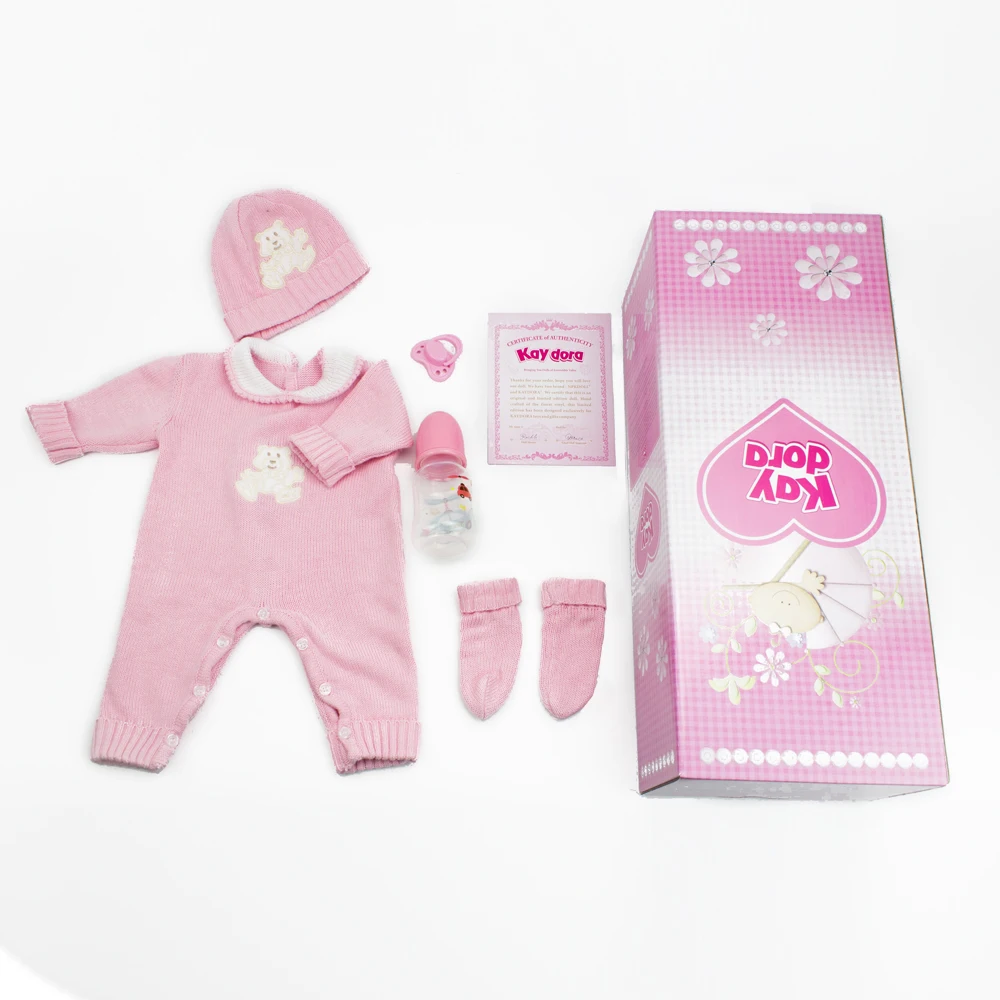 KAYDORA 50 см 20 "мягкая силиконовая кукла Reborn Baby ручная работа BeBe игрушка для