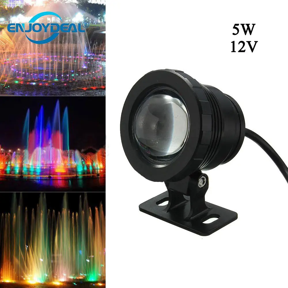 

Waterproof RGB Led Underwater Light 5W 10W Underwater Light AC85-265V/DC12V Fountain Swimming Pool Landscape Lamp W/Controller