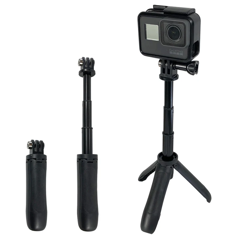 Ручной мини штатив для селфи выдвижной монопод для Gopro Hero8 7 6 4 3+ SJCAM Xiaomi YI 4k EKEN H9 sony Спортивная камера