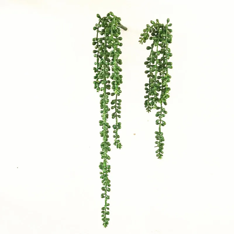 Новые искусственные Senecio Radicans суккуленты Пластиковые Зеленые растения поддельные Цветочные украшения для дома и офиса поддельные зеленые растения