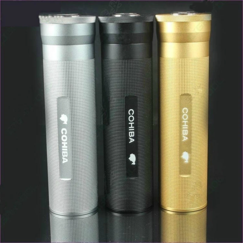 Компактные гаджеты COHIBA дорожный переносной гигрометр из алюминиевого сплава для