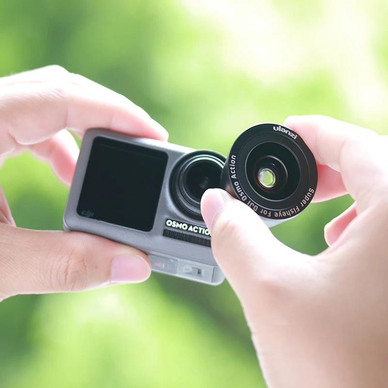 ULANZI OA 5 макро объектив 6 Fisheye для DJI Osmo Action оптический стеклянный алюминиевый сплав