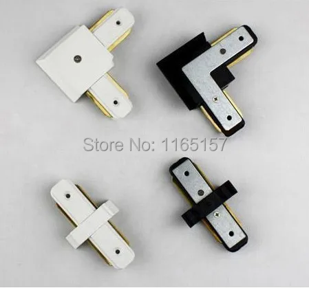 Toika 20pcs LED Track Light Rail Connectors Right Angle Horizontal Commercial track light fixtures Aluminium White Black | Лампы и