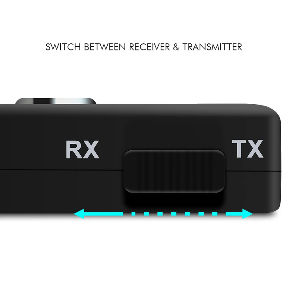 Mpow MBT3 беспроводной Bluetooth динамик аудио потоковое воспроизведение музыки переключаемый передатчик приемник Отправитель адаптер для ТВ/автомобиля