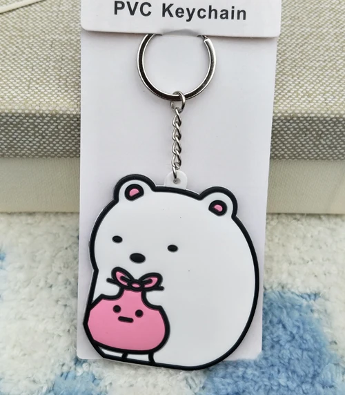 see chart IVYYE 1 шт. Sumikko gurashi ролевой аниме-брелок для ключей ПВХ Рисунок брелок милые игрушки брелок для ключей подарки на день рождения унисекс Новинка - Цвет: see chart