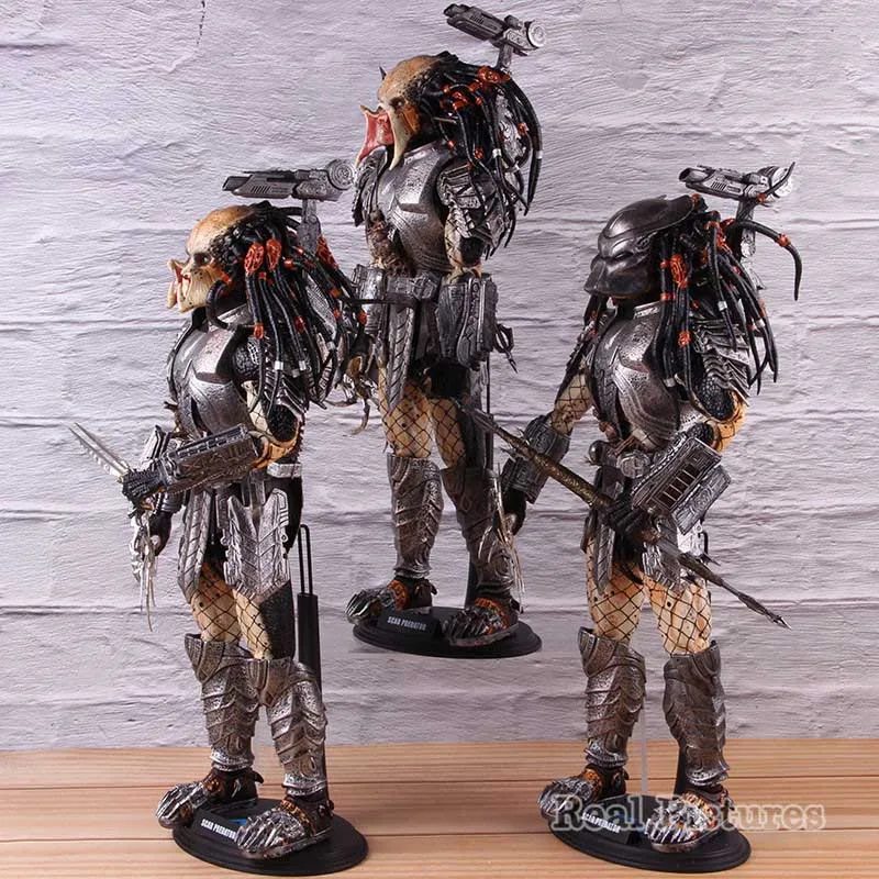 Шрам Хищник MMS190 1/6 горячие игрушки ПВХ Коллекционная модель игрушки AVP Alien vs Scar Predator фигурка