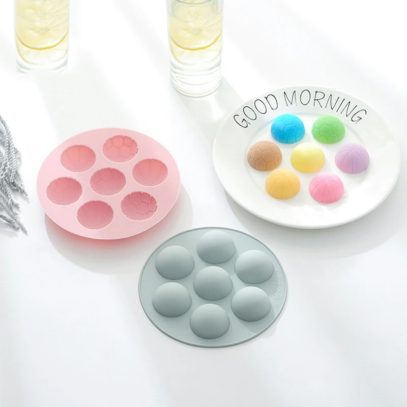 7 в форме футбольного мяча силиконовые формы баскетбольная форма льда для