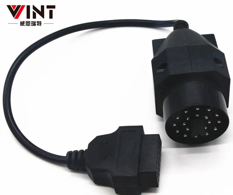 16 контактный гнездовой разъем e36 e39 X5 Z3 OBD OBDII для BMW 20 pin к OBD2|obdii obd|pin femaleobd2 bmw |