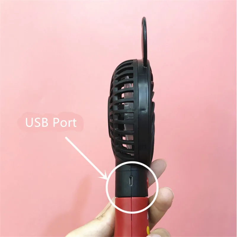 Горячий креативный мини вентилятор открытый портативный мультфильм USB