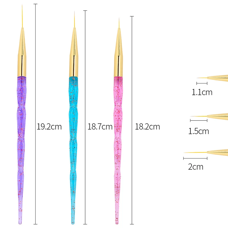 3 шт. гелевая ручка для нейл арта пластиковая рукоделия QRD88|Многофункциональный