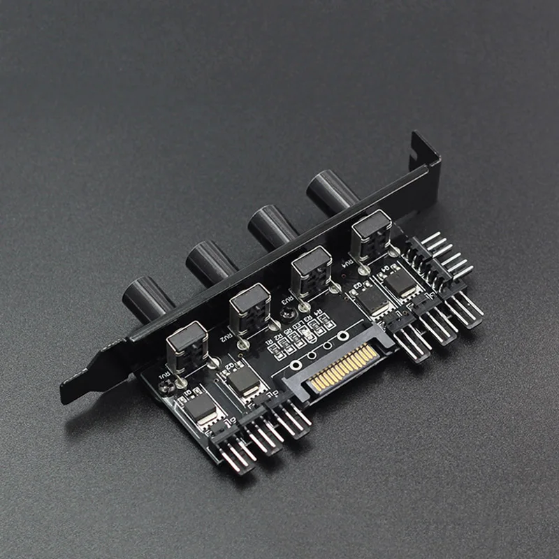 Fan Hub Speed Controller Regulator 8 Way 4 Knot Speeder for Computer Case @JH | Fans &amp Cooling
