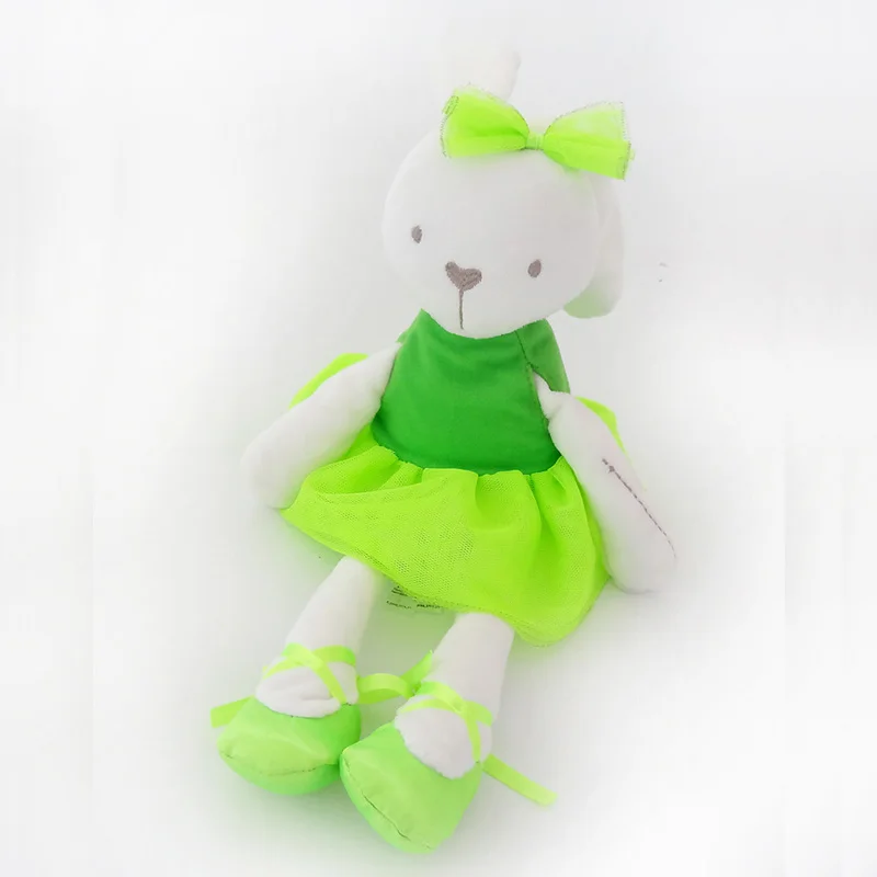 Новый 42 см милые детские мягкие плюшевые игрушки Brinquedos плюшевый кролик спальный