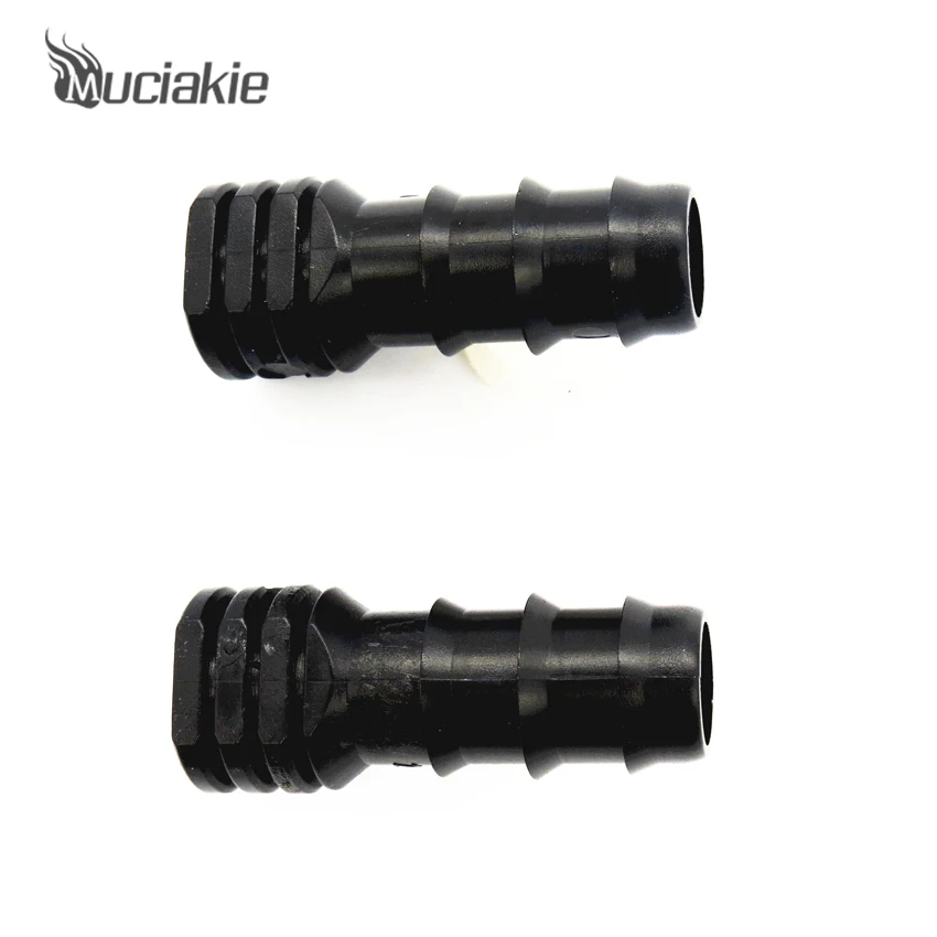 

MUCIAKIE 1 piece 16mm 20mm 25mm Barbed End Caps for PE Pipe Garden Watering Hose Connector Fittings Waterstop Connectors