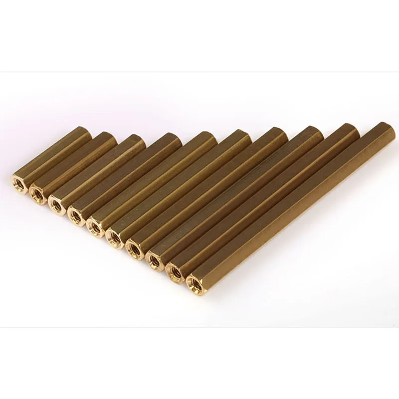 

Double-pass Copper Column M4 Flat head Hollow Copper Column Hexagonal Copper Studs Main Board Copper Column Lsolation Column M4P