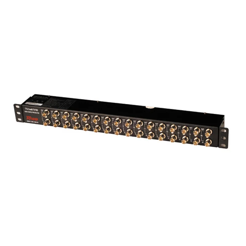 

TOWE AP-CoaxB-TV/16S FBNC connector F / M, 16-way video matrix 19" signal protection surge protector