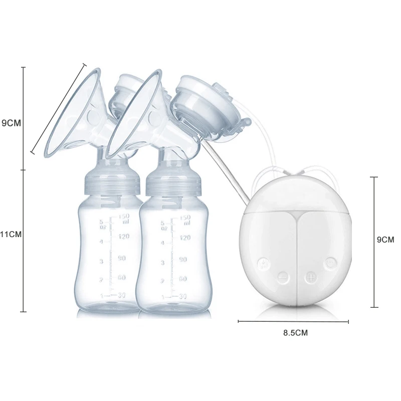 GL FDA двойной Электрический молокоотсос для младенцев соска детская молочная