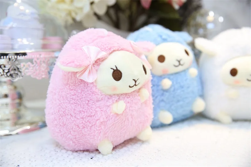 20 см 3 цвета kawaii Плюшевые игрушки Овцы мягкие животные детские игрушки маленький кулон Творческий День Святого Валентина Рождественские подарки