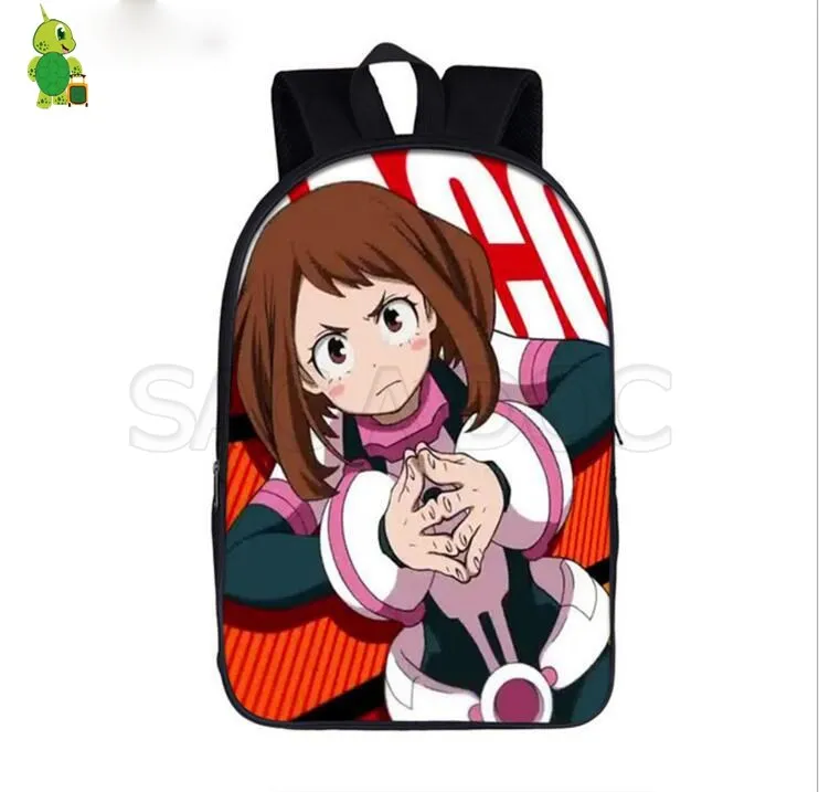 Рюкзак с аниме «Мой герой», рюкзак женский Mochila, школьная сумка для подростков, девочек и мальчиков, водонепроницаемый рюкзак для путешествий, сумки