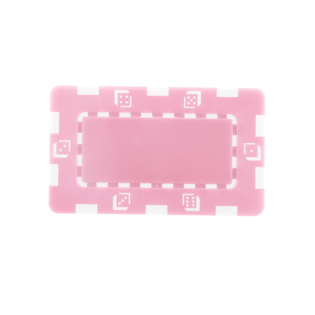 Профессиональные монеты казино 10 шт. Прямоугольные керамические покерные фишки