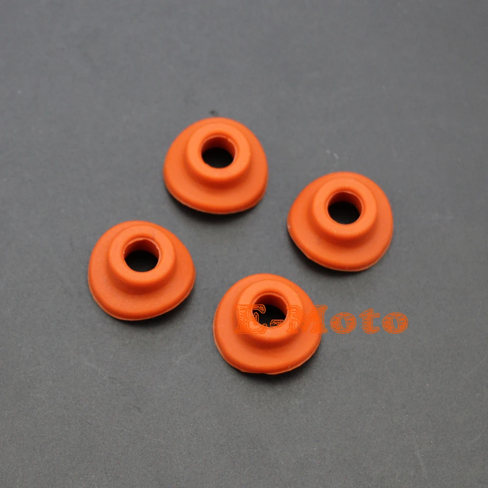 4PCS Silicone Tyre Air Valve Cap Seal Gasket Washer For Moto