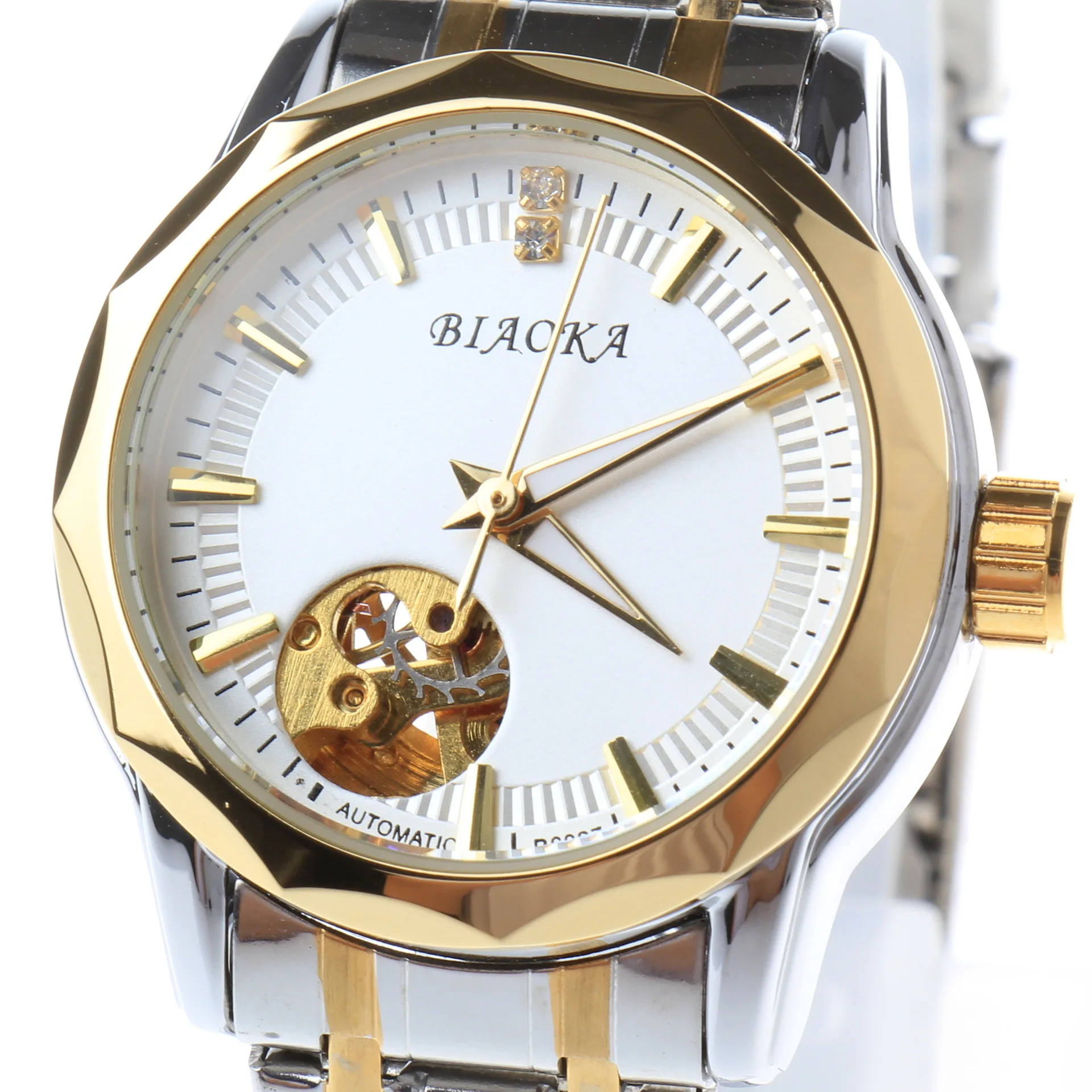 Новинка 2018 женские механические часы с полым стальным ремешком