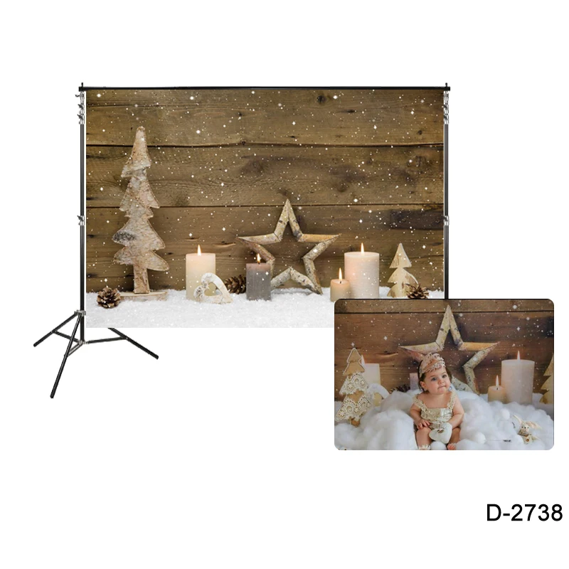 

Wood Board Backdrop Snow Candle Photocall Photo Booth Studio Photography Background Old Wood Barn Plank Photo Portrait Backdrop