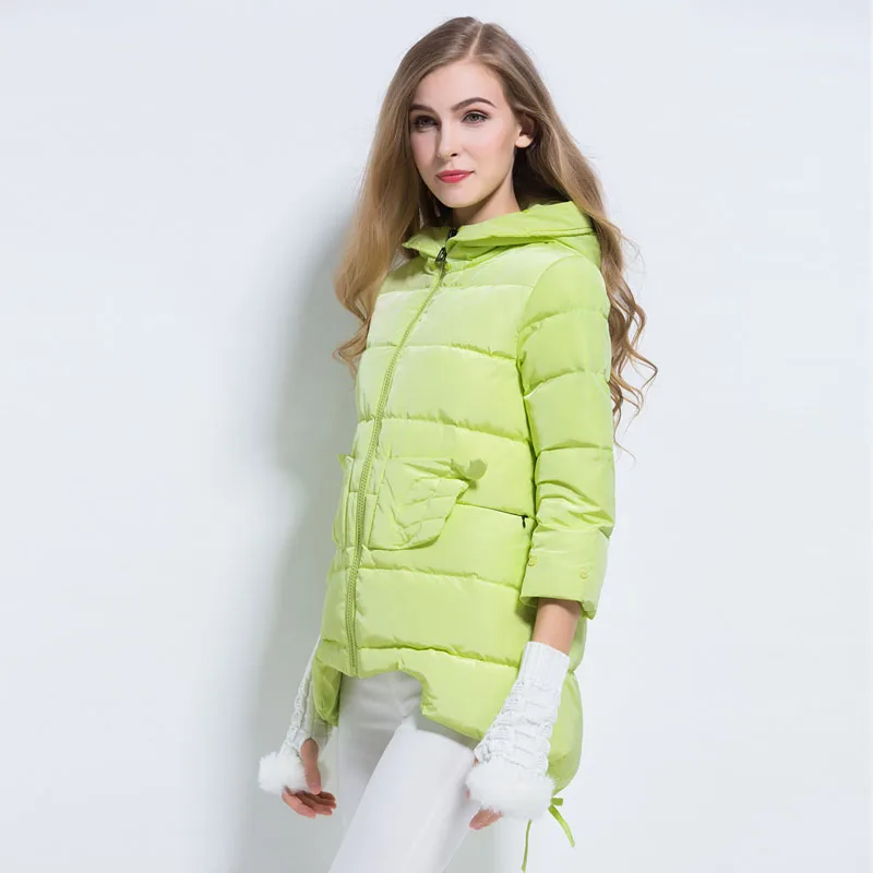 Large size women jaqueta feminina 2019 and seven new winter hooded long sleeve coat loose thickening leisure A version warm | Женская