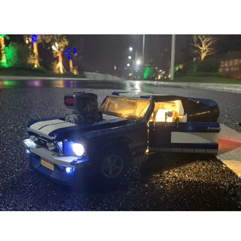 Светодиодный фонарь для 20086 20001 Bugatti Chiron 911 GTRS Ford Mustang совместимый LegoSet Technic 42083 42056