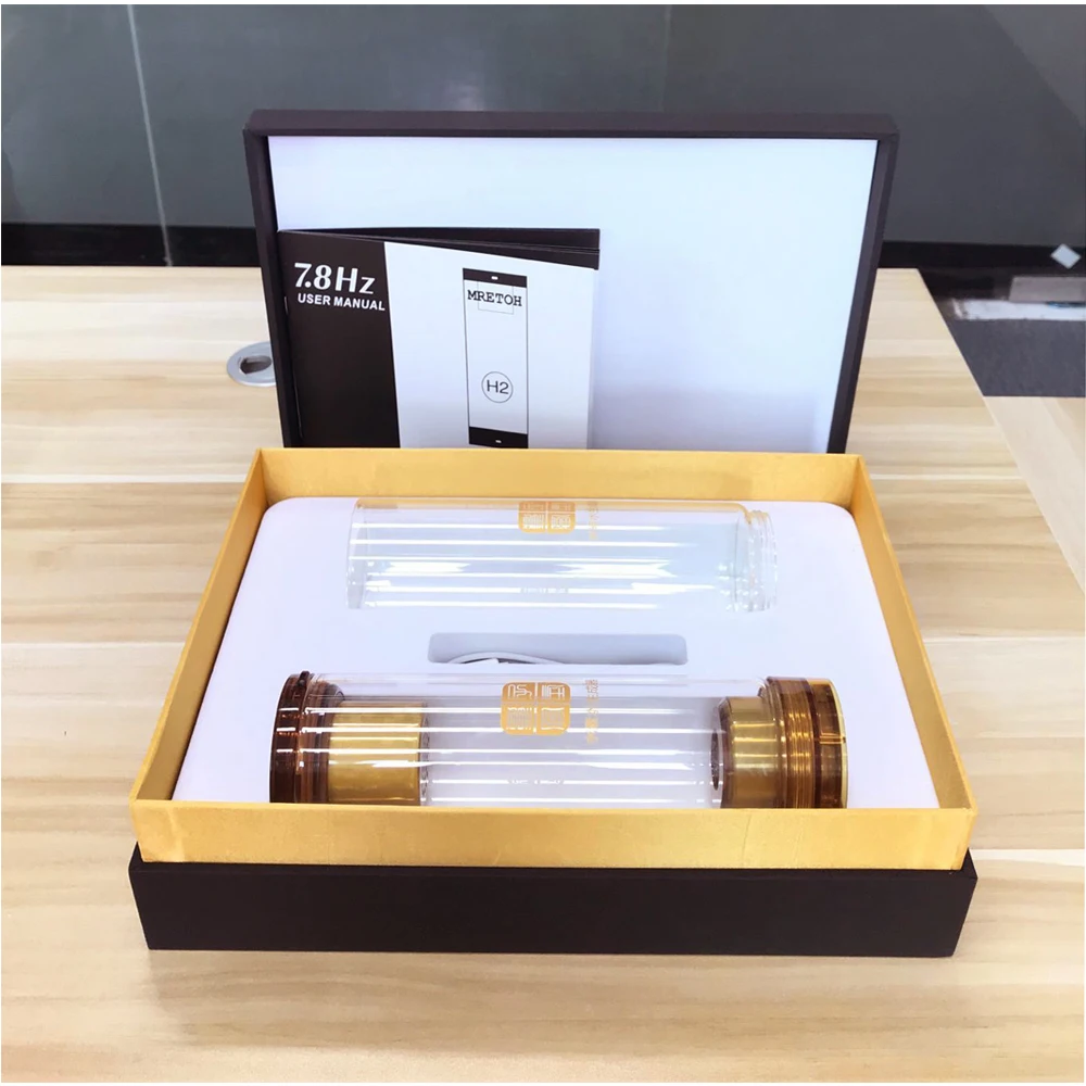 

Rechargeable Hydrogen Water Generator And MRETOH 7.8Hz/ Molecular Resonance Effect Technology Multi-Function ORP Alkaline H2 Cup