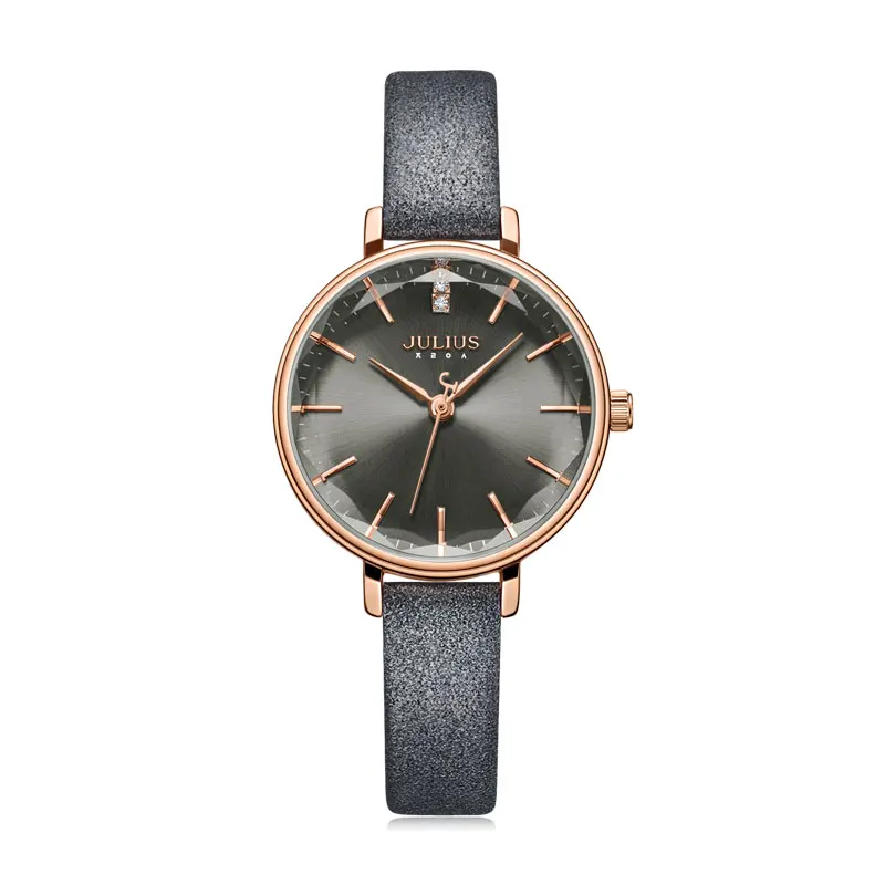 Julius часы Роскошные и доступные женские Sunray Dial Sparkling Glass привлекательные Montre