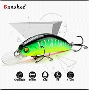 Banshee 115 мм 10 г Гольян Джеркбейт рыболовные приманки рывок кренкбейт рыболовные воблеры плавающие искусственные приманки для Pikes Дайвинг 0,5-1 м
