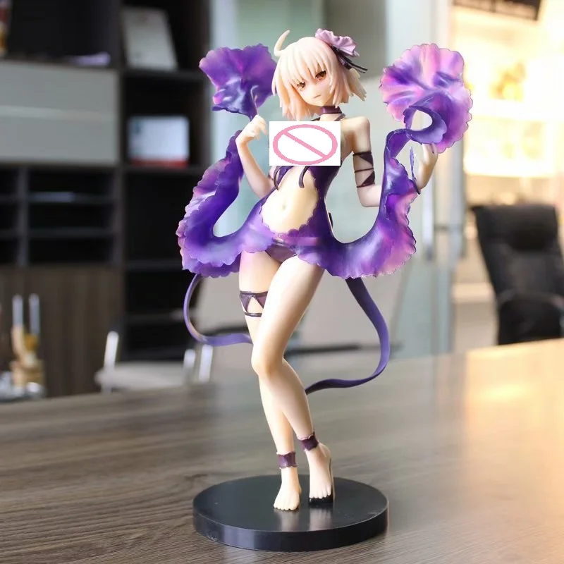 no box 1 шт. японского аниме FGO Fate Stay ночной купальник Jeanne d'Arc Alter сексуальные девушки 1/7 ПВХ фигурка модель игрушки Brinquedos 26 см - Цвет: no box