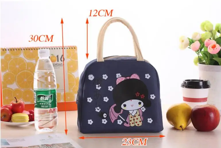 girl large portable thickening waterproof insulation bag lunch box packing ice pack Lunch Bag Series 100pcs