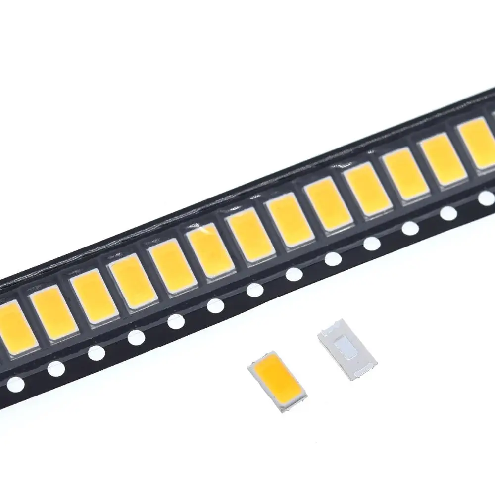 100 шт 5630/5730-CW/WW 0.5W-150Ma 50-55lm 6500K белый светильник SMD 5730 5630 Светодиодный 5730 Диоды(3,2~ 3,4 в
