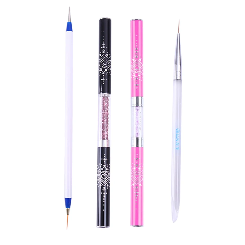 1 шт. ручка подводка с двойным наконечником для рисования УФ гелевая инструмент