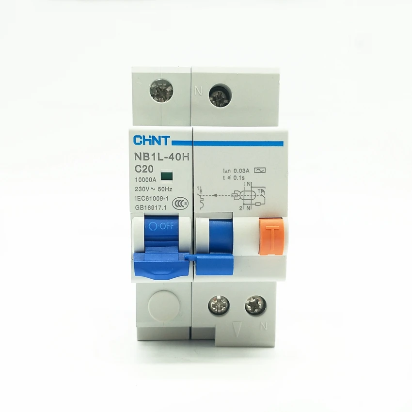 NB1L 40H 1P + N C10A C16A C20A C25A C32A C40A выключатель с остаточным током тип A 30mA