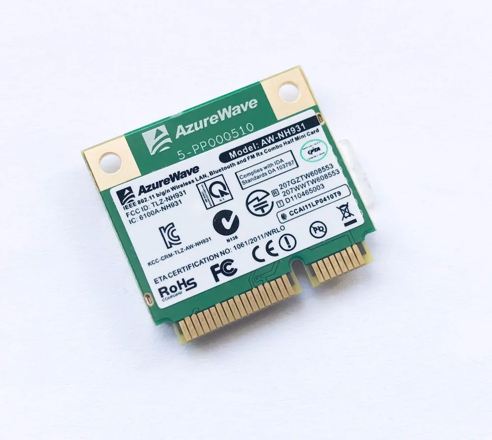 Беспроводная карта адаптера для Toshiba Thrive AT105 T108 T1016 T1032 BLUETOOTH комбинированная Azurewave