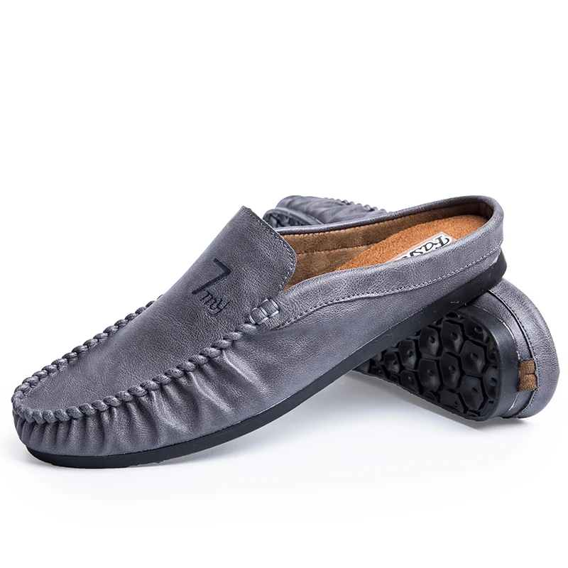 Мужская повседневная обувь Мужские сандалии шлепанцы для вождения Пляжная на