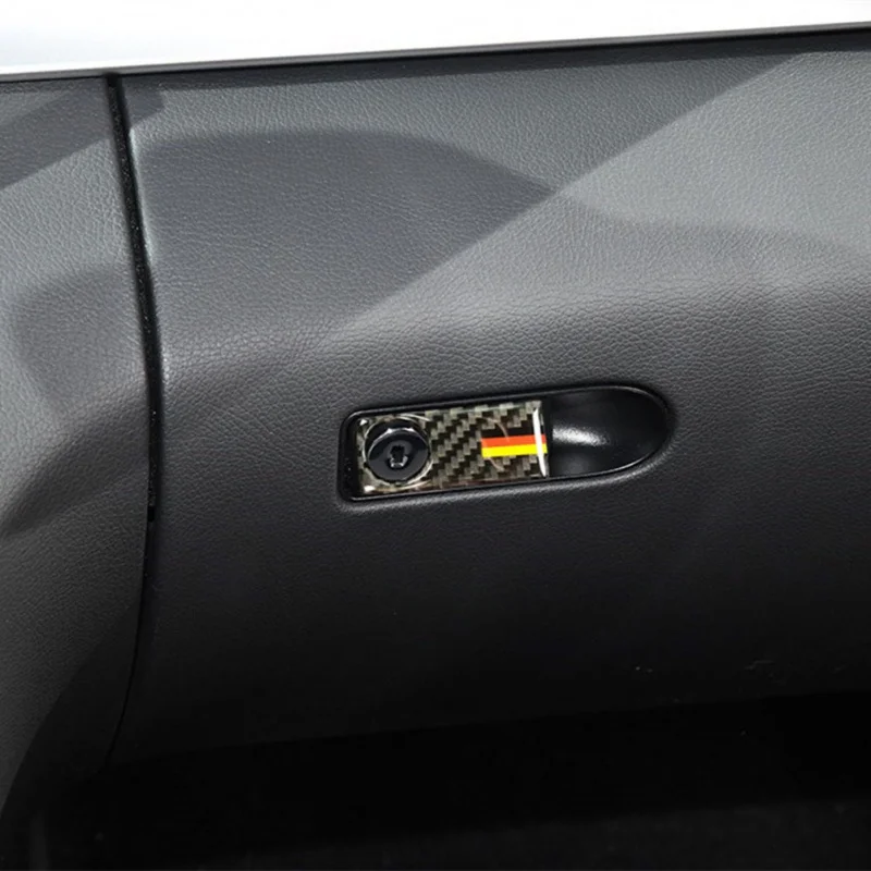 2019 углеродное волокно автомобильный контейнер для хранения ручка чаша