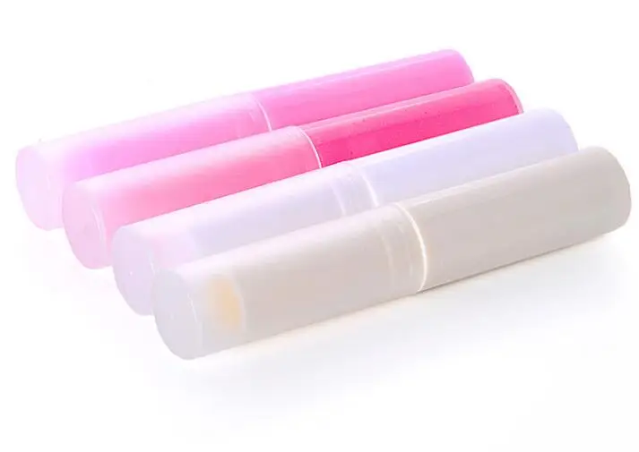 100 шт./лот оптовая продажа 4 г контейнер для бальзама губ с крышкой мини пустой