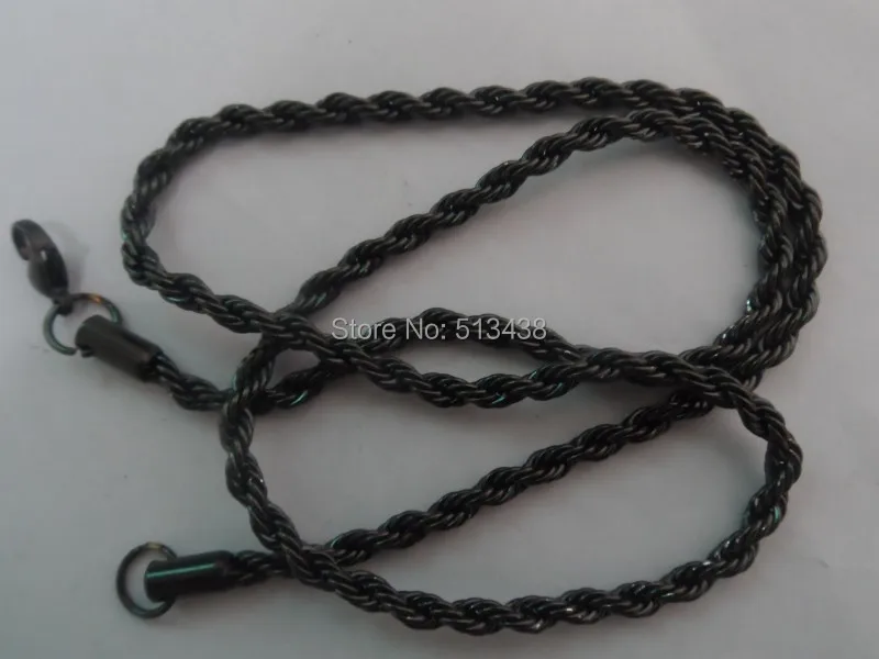 21.6'' Fashion 4mm Stainless Steel Necklace Singapore twisted chain 3 Colour | Украшения и аксессуары