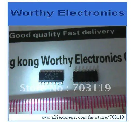 

10 шт./лот ATTINY44A-SSU ATTINY44A ATTINY44 SOIC14