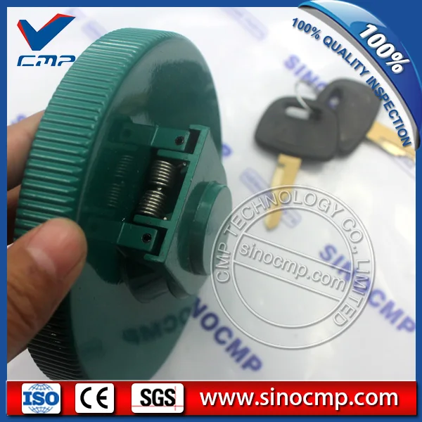 Масляная крышка SINOCMP топливного бака для экскаватора Kobelco SK200-6 высокое качество с