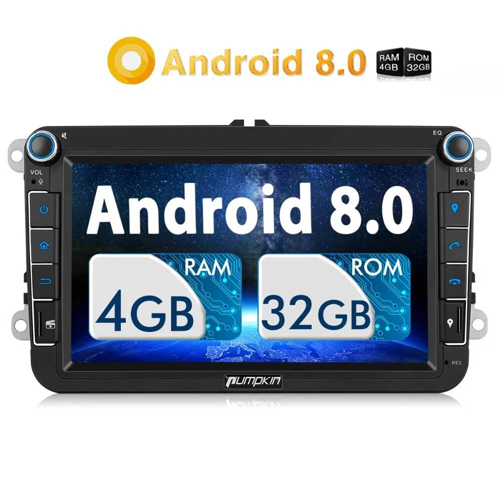Тыква 2 Din 8 &quotавтомобиль радио Android 0 gps навигация 4 Гб оперативная память стерео