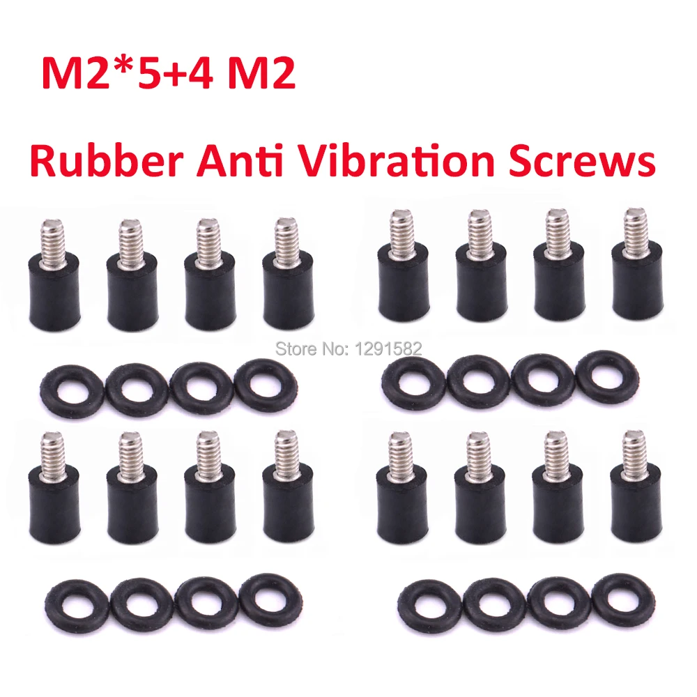 M2 * 5 + 4 резиновые антивибрационные амортизирующие крепежные винты для