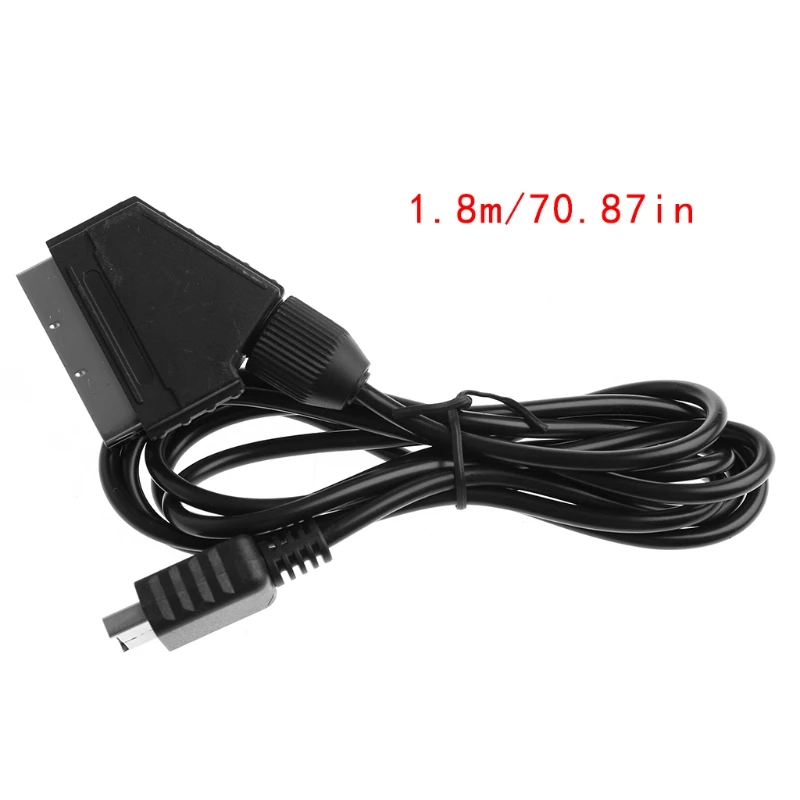 

Кабель ANENG Black 1,8 м/6 футов RGB Scart AV Stereo TV для Playstation PS2 Slim Line, игровая консоль, аксессуары для игр, кабели
