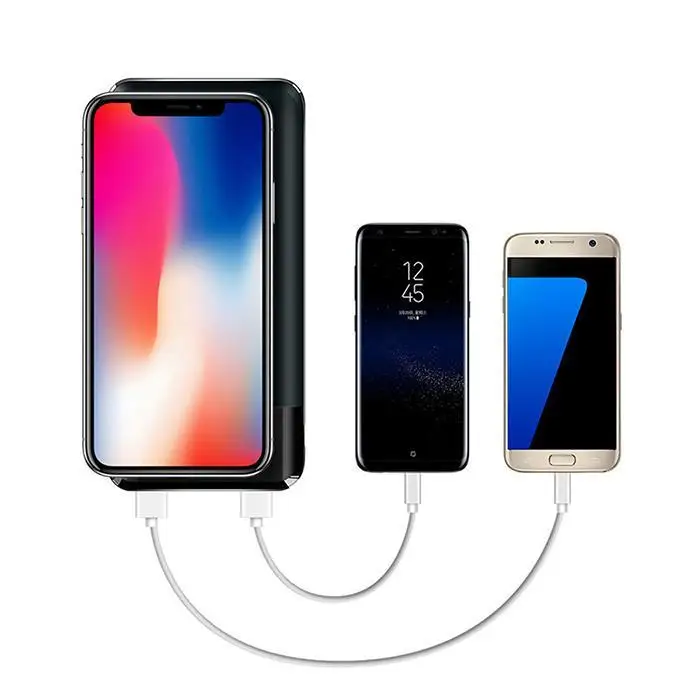20000 мАч портативный ЖК дисплей двойной USB внешний аккумулятор для Huawei iPhone Samsung Xiaomi